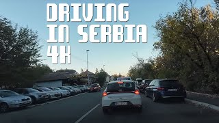 Autumn Serbia 4K drive  Belgrade to Smederevo 18 Oct 2024 [upl. by Asserat]