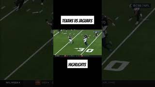 Texans vs Jaguars Highlights jagsvstexans texans jags nfl football viral fyp shorts nba [upl. by Nallad]