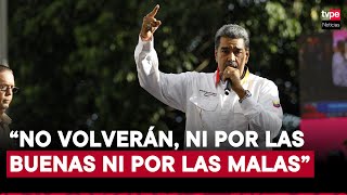 Venezuela Nicolás Maduro advierte que no dejará el poder [upl. by Fredericka780]