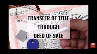 A stepbystep guide on how to process the transfer of title of property From start to finish [upl. by Wiersma]