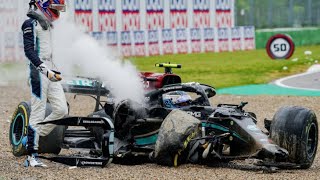 BOTTAS AND RUSSELL CRASH AT IMOLA EDIT [upl. by Sondra]