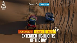 Extended highlights of Stage 6 pt2 presented by Aramco  Dakar2024 [upl. by Clarissa]