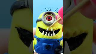 SlendyMinion EXE ➤ Minions Mod – timelapse Made from Plastilina Tutorial With Polymer Clay shorts [upl. by Roper85]