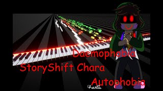 Daemophobia Autophobia  StoryShift Chara  MaximusGames COVER [upl. by Llednil986]