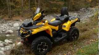 Ams  Action moteur sport  Vtt  Essai CanAm Outlander Max XT 1000 et CanAm Commander X 1000 2013 [upl. by Aiuoqes795]