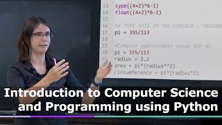 Lecture 1 Introduction to CS and Programming Using Python [upl. by Nazar]