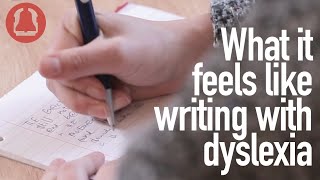 Feel what its like to take notes with dyslexia  Bell House [upl. by Hannavahs]