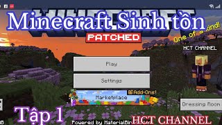 Minecraft Sinh Tồn Tập 1  Khám Phá Thế Giới Minecraft phiên bản 121 [upl. by Audre]