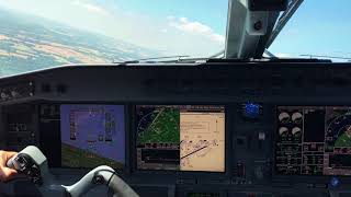 Embraer E190E2 Synthetic Vision  July 2019  The Air Current [upl. by Anaik]