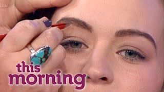 Bryony Blakes Eyebrow Tips  This Morning [upl. by Lac]