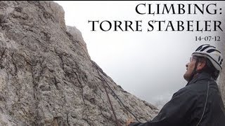 Climbing sulla torre Stabeler [upl. by Shirk]