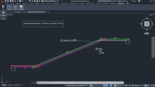 AutoRebars for AutoCAD 2021 stairs Reinforcement for double flight [upl. by Ailehs]