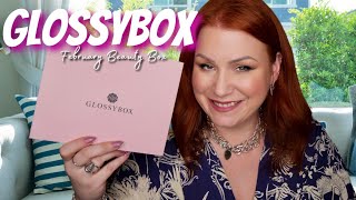 GLOSSYBOX  February 2023 BEAUTY BOX UNBOXING [upl. by Aynnat]