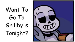 Want To Go To Grillbys Undertale Comic Dub [upl. by Eerol]