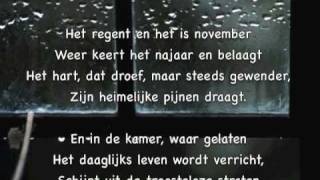 JC Bloem  gedicht  November [upl. by Anaiek]