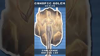 Exposed DampD 5e Canopic Golem Challenge Rating Shorts [upl. by Melisent85]