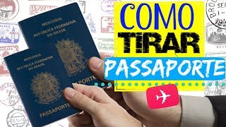 COMO TIRAR PASSAPORTE  PASSO A PASSO [upl. by Eustis510]