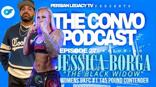 JESSICA BORGA CONVO DOMESTIC VIOLENCE MMA CARREER BARE KNUCKLE FIGHTING CHAMPIONSHIP ONLY FANS [upl. by Yngiram]