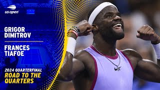 Frances Tiafoe vs Grigor Dimitrov  Road to the Quarterfinals  2024 US Open [upl. by Adnole687]