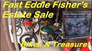 AMA HALL OF FAME RACER  FAST EDDIE FISHERS ESTATE SALE [upl. by Cordey]