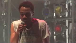 Childish Gambino  quotHeartbeatquot Live in Los Angeles 111211 [upl. by Dedric8]