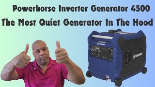 Powerhorse Inverter Generator 4500 Quiet Generator In The Hood [upl. by Hedges]