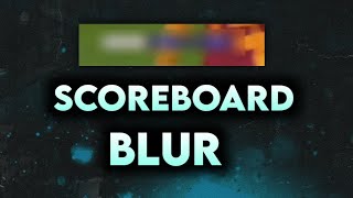 Capcut Scoreboard Blur Nasıl Yapılır [upl. by Annayd]