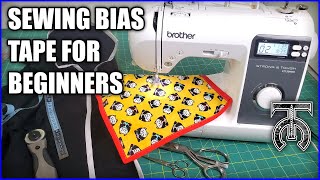 How to Make Bias Tape the EASY Way Perfect for Fabric Face Masks [upl. by Bigot754]