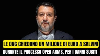 PROCESSO OPEN ARMS SALVINI RISCHIA 1 MILIONE DI EURO DI RISARCIMENTO [upl. by Notak748]