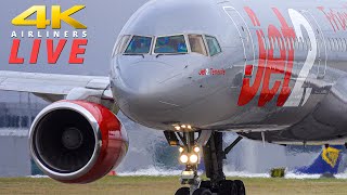 🔴 Manchester Airport LIVE  4K Plane Spotting [upl. by Casmey11]