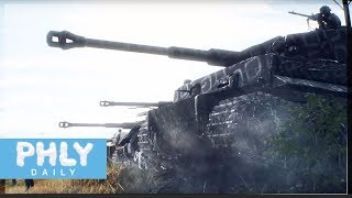 MASSIVE WIDE OPEN TANK BATTLE  PanzerStorm NEW Map Battlefield 5 Tiger Tank Gameplay [upl. by Rozalie143]