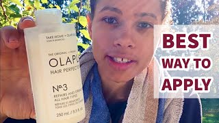 The Best Way to Apply OLAPLEX No 3 to Curly hair for MAX DISTRIBUTION while Saving the Most Product [upl. by Melicent]