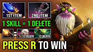 How to Solo Mid Sniper with First Item Scepter 1 Assassinate  Delete Press R Skill to Win Dota 2 [upl. by Kristina]