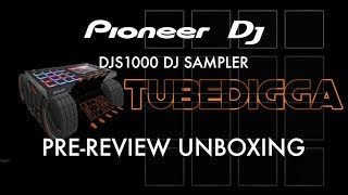 PIONEER DJ DJS1000 DJ SAMPLER PRE REVIEW UNBOXING [upl. by Areip]