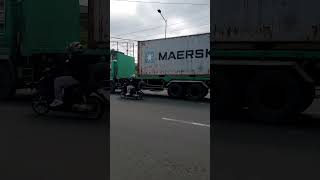 Cargo container van green long drive trending highlight [upl. by Garek694]