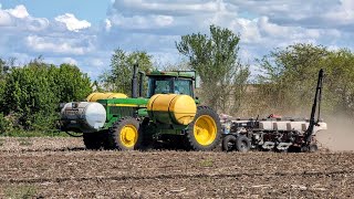 John Deere 4955 Finishes Planting Corn 2024 [upl. by Anilegna892]