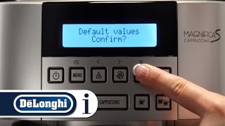 How to Reset Your DeLonghi Magnifica S ECAM 22360S Coffee Machine [upl. by Robinetta43]