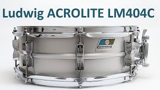 Ludwig ACROLITE Snare Drum 14quot × 5quot LM404C 最初に買うスネア有力候補の定番低価格スネア！ [upl. by Ciro141]