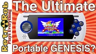 AtGames Sega Genesis Ultimate Portable Game Player Unboxing and Review [upl. by Hanas]