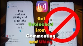 Get Unblocked from commenting and liking posts on Instagram6 solutions [upl. by Kaya]