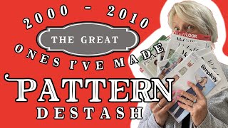 The Great Pattern Destash Buh Bye 20002009  Ones Ive Made [upl. by Aerdno]