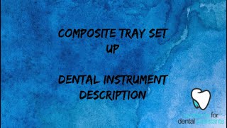 Universal Composite Tray Set Up [upl. by Ahsienel]