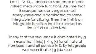 Dominated Convergence Theorem [upl. by Aicnetroh247]