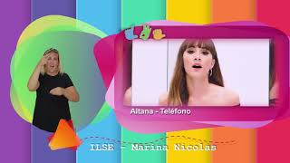 Aitana  Télefono en Lengua de Signos LSE [upl. by Enyrehtac]