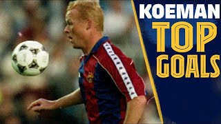 TOP 10 GOALS RONALD KOEMAN ⚽ [upl. by Ahsauqal103]