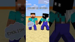 HELP Herobrine From English Or Spanish friendship shorts trending anime [upl. by Burhans]