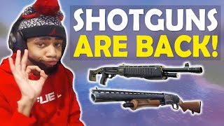 SHOTGUNS ARE BACK  PURGING IN PARADISE  BUFFED HIGH KILL FUNNY GAME  Fortnite Battle Royale [upl. by Anowahs]