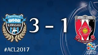 Kawasaki Frontale vs Urawa Red Diamonds AFC Champions League 2017 Quarter final – 1st Leg [upl. by Anaujik]