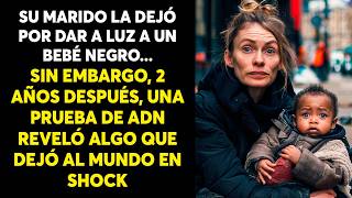 SU MARIDO LA DEJÓ POR DAR A LUZ A UN BEBÉ NEGRO SIN EMBARGO 2 AÑOS DESPUÉS UNA PRUEBA DE ADN [upl. by Rabi]