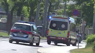 Massenanfahrt Polizei und WEGA ins KHR Wien [upl. by Nonah21]